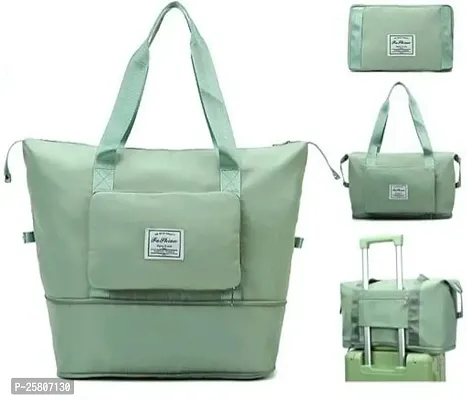 Stylish Polyester Green Handbags For Women-thumb0