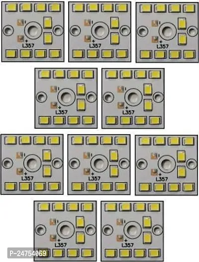 Multipurpose 10 Pieces 9 Watt Mcpcb Led Bulb Raw Material Coolday White Color Light-thumb0