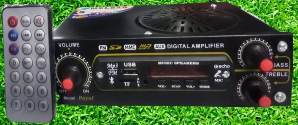 FM RADIO/ MP3 /PAN DRIVE / USB SUPPORTER WITH REMOTE AC/DC MUSIC PLAYER