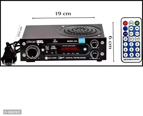 FM RADIO/ MP3 /PAN DRIVE / USB SUPPORTER WITH REMOTE AC/DC MUSIC PLAYER-thumb4