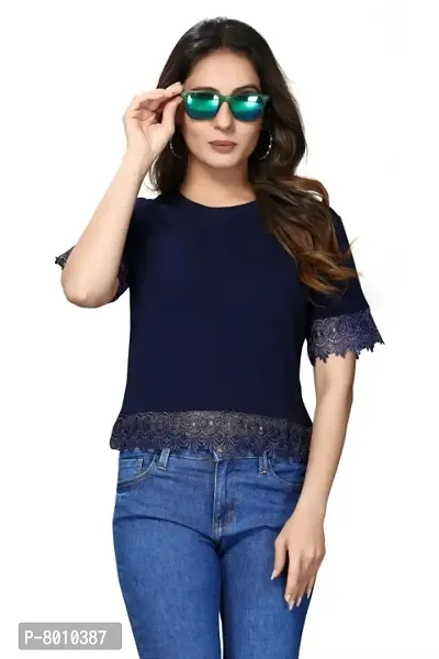 Trendy Polyester Lace Top For Women-thumb5