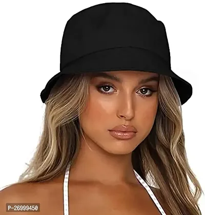 Unisex Cotton Bucket Hat (Pack Of 1) Men And Women-thumb0