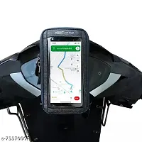 Mobile Holder for All Type of Scooters Activa scooty etc|Scooter Phone Cover Holder| Bike Mobile Stand| Bike Accessories| Mobile Phone Holder-thumb1