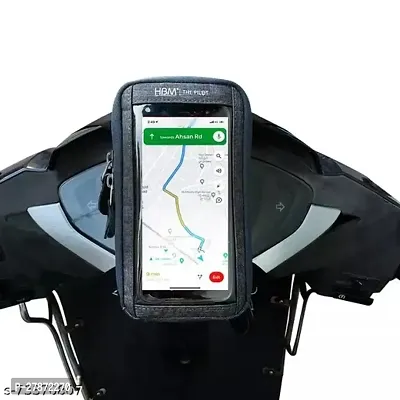Mobile Holder for All Type of Scooters Activa scooty etc|Scooter Phone Cover Holder| Bike Mobile Stand| Bike Accessories| Mobile Phone Holder-thumb2