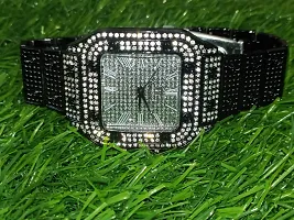 NEW ARRIVAL DIAMOND FOR UNISEX  MEN AND BOYS ATTRACTIVE LOOKS ROYAL LOOK PARTYWEAR WATCHES LITE WEIGHTED WATCH-thumb2