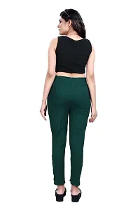 Aurpail Women's Lycra Rayon Cotton Stretchable Lining Trouser Pant-thumb1