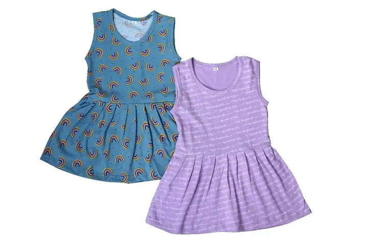 Aurpail Sleeveless Girls Frock