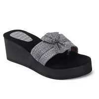 Womens Casual Slippers II Indoor or Outdoor Latest Fashion Wedge Heel Flipflop&nbsp;Slipper-thumb1
