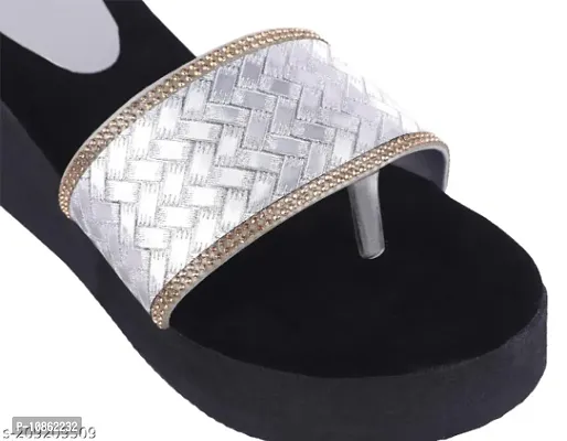 Womens Casual Slippers II Indoor or Outdoor Latest Fashion Wedge Heel Flipflop&nbsp;Slipper-thumb3