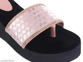 Womens Casual Slippers II Indoor or Outdoor Latest Fashion Wedge Heel Flipflop&nbsp;Slipper-thumb3