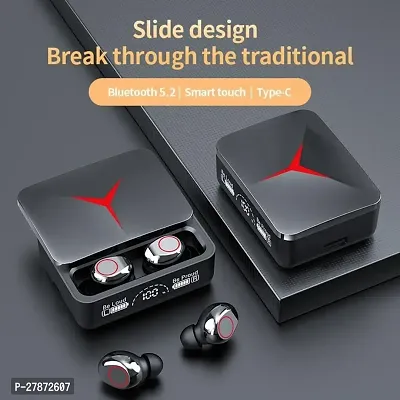 M90 TWS  Bluetooth Gaming Headset Earbud Bluetooth Bluetooth Headset (Black, True Wireless)-thumb0