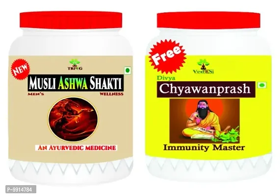 Musli Ashwa Shakti 1 kg Pack with Free Chawanprash (500g)