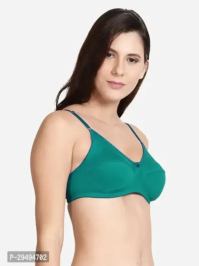 Stylenara Women Everyday Non Padded Bra Green-thumb2