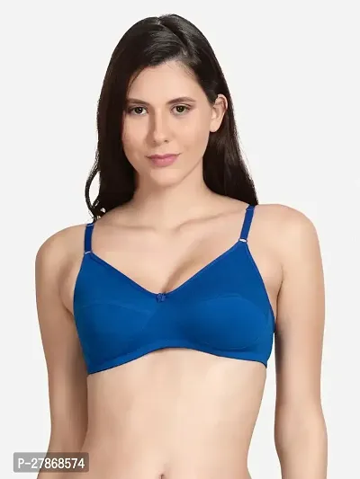 Women Everyday Non Padded Bra Blue pack of  1-thumb0