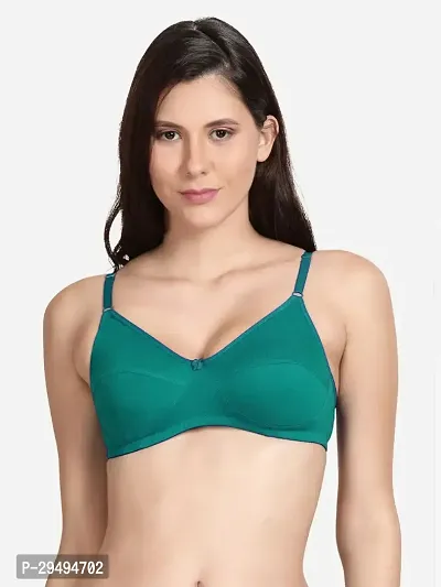 Stylenara Women Everyday Non Padded Bra Green