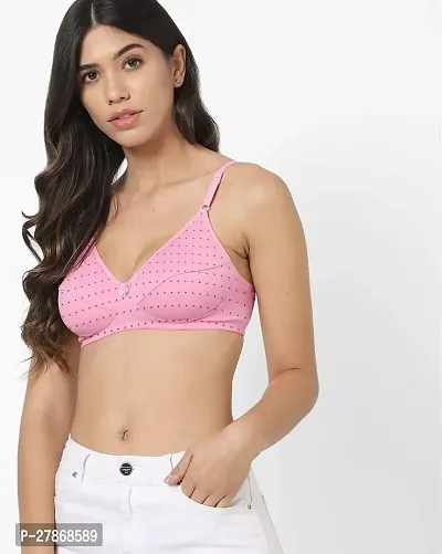 Women Everyday Lightly Padded Bra Pink pack of  1