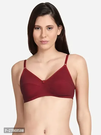 Women Everyday Non Padded Bra Maroon pack of  1