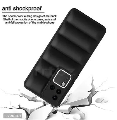 Back Cover For Vivo V30 Pro 5G Vivo V30 5G Black Grip Case Silicon Pack Of 1-thumb2