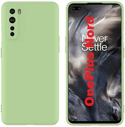 Book Cover For Oneplus Nord 5G 1+ Nord 5G Green Grip Case Silicon Pack Of 1
