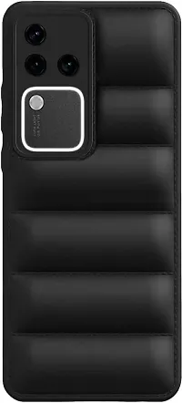 Back Cover For Vivo V30 Pro 5G Vivo V30 5G Black Grip Case Silicon Pack Of 1-thumb3