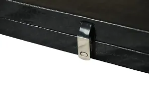 DOOR STEP SHOPPING P-Set Lether Box Storage Box, Display Box Multiple (12) 12""x 8"" INCH (Black)-thumb3