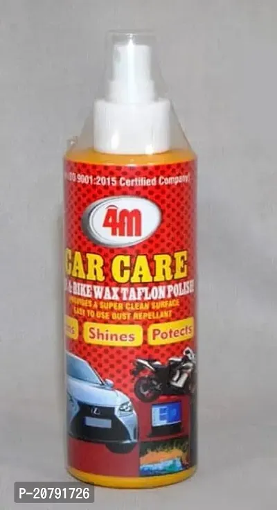 Care Bike Polish Teflon 270ML Instantly Cleans, Polishes And Shines Bikes, Motorbikes, Sports Bikes, Scooters, Cars, Bullets