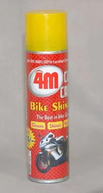 Car Care Bike Shiner Form Bass 250ML Instantly Cleans, Polishes And Shines Bikes, Motorbikes, Sports Bikes, Scooters, Cars, Bullets | Useful For Plastic, Metal, Tyre And Rubber Parts