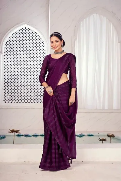 Alluring Georgette Saree without Blouse piece 