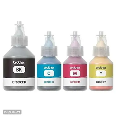 brother BTD60BK + BT5000C ,BT5000M,BT5000Y For Ink tank Printers Black + Tri Color Combo Pack Ink Bottle-thumb0