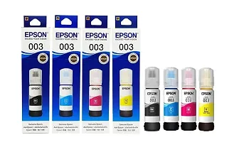 New 003 65ml Ink Bottle Magenta, Yellow, Cyan, Black Compatible With L3110 -L3101- L3150 -L4150 -L4160 -L6160-L6170-L6190 Printer Models-thumb1