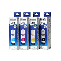 New 003 65ml Ink Bottle Magenta, Yellow, Cyan, Black Compatible With L3110 -L3101- L3150 -L4150 -L4160 -L6160-L6170-L6190 Printer Models-thumb2