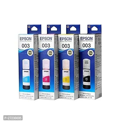 New 003 65ml Ink Bottle Magenta, Yellow, Cyan, Black Compatible With L3110 -L3101- L3150 -L4150 -L4160 -L6160-L6170-L6190 Printer Models-thumb3