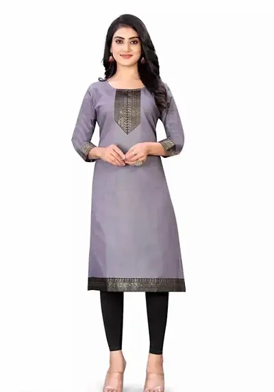 Classic Slub Kurta set for Women