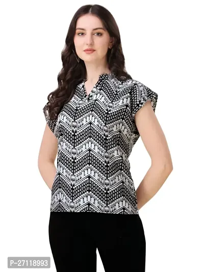 Elegant Multicoloured Polyester Top For Women