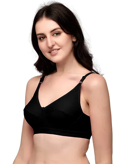 Stylish Blend Solid Bras For Women