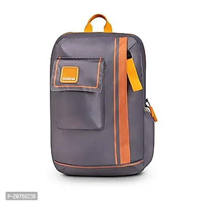 Designer Grey Artificial Leather Backpack-thumb0