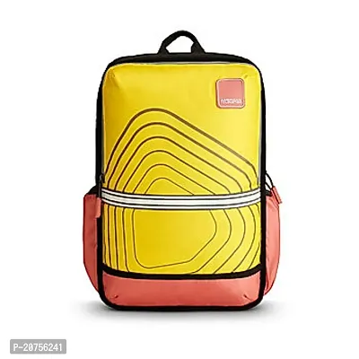 Designer Yellow Artificial Leather Backpack