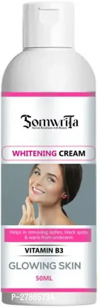 SOMWRITA Whitening Cream For Advanced Whitening  Brightening, Lightening Cream, Remove dark spot,remove acne,natural whitening PACK OF 1(50gm)-thumb0