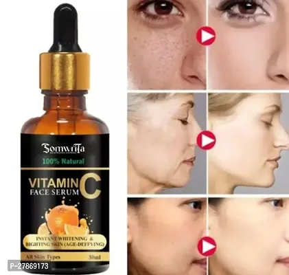 Vitamin C Face Serum for Skin - Help Reduce Fine Lines, Wrinkles, Dark Spots-thumb0