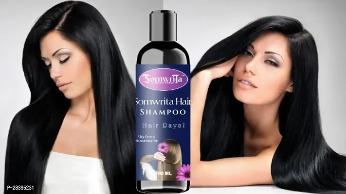 SOMWRITA Hair Shampoo for Women  Men 100% Coverage Shampoo 100ml-thumb0