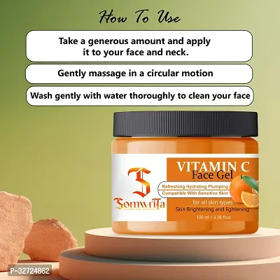 Vitamin C face Gel For Instant Brighter Skin and Glowing Skin - 100ml-thumb2