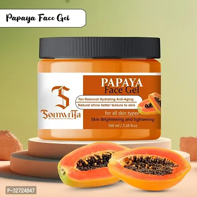 Papaya Face Gel For Glowing and Smoothing Skin - 100ml