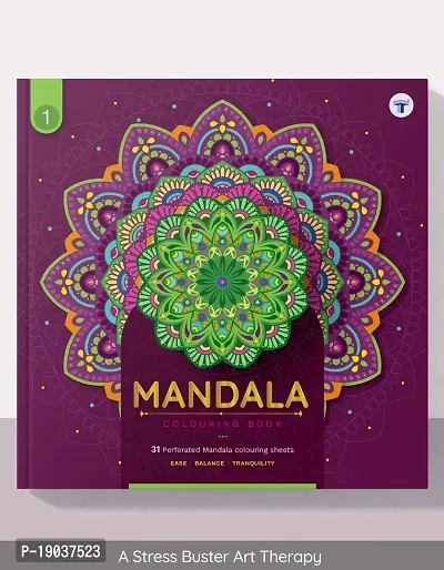 Mandala Coloring Books For Adults Adult Coloring Book With Tear Out Sheets Diy Activity And Beginner Coloring Book For Relaxation-thumb0