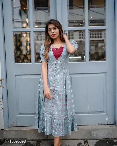 Elegant Viscose Rayon Printed Kurta For Women