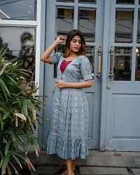 Elegant Viscose Rayon Printed Kurta For Women-thumb1