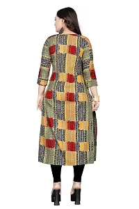 Elegant Cotton Blend Printed Kurta For Women-thumb1