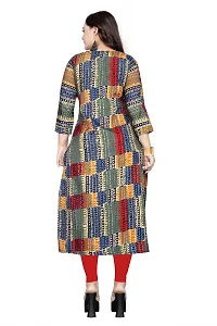 Elegant Cotton Blend Printed Kurta For Women-thumb1