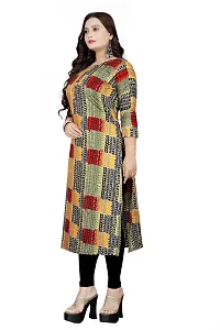 Elegant Cotton Blend Printed Kurta For Women-thumb2