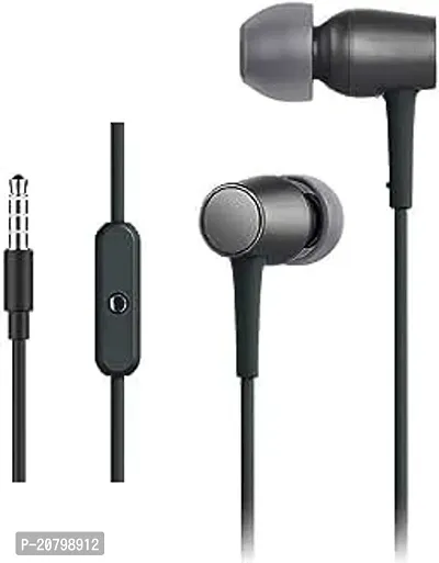 Stylish Black In-ear Wired USB Headphones With Microphone-thumb0