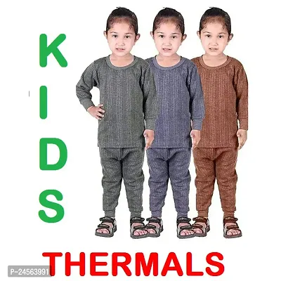 SBC Trendy Warm Thermal SetSuit for your lovely Babies(Pack of 3Set)-thumb0